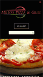 Mobile Screenshot of millospizza.com